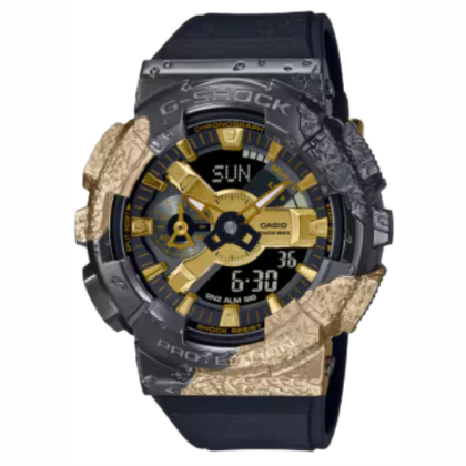 [Limited Edition] Casio G-Shock Stone Series GM-114GEM-1A9 Black Resin Band Men Sport Watch